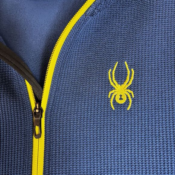 Spyder Men’s XL Blue Outbound 1/2 Zip Long Sleeve Pullover  Jacket - Picture 6 of 15